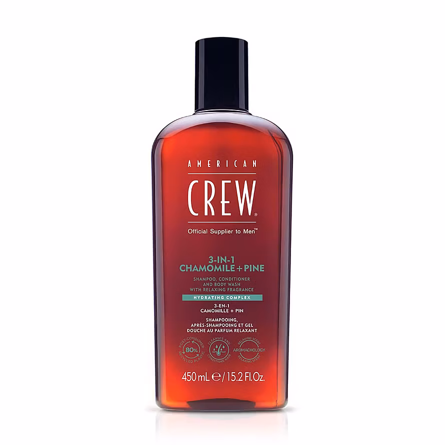 American Crew Hair & Body 3-in-1 Chamomile + Pine Shower Gel 450 ml