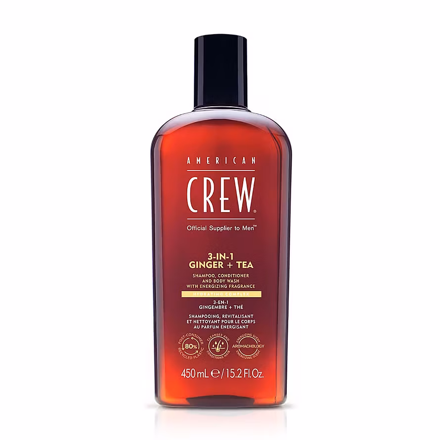 American Crew Hair & Body 3-in-1 Ginger + Tea Shower Gel 450 ml