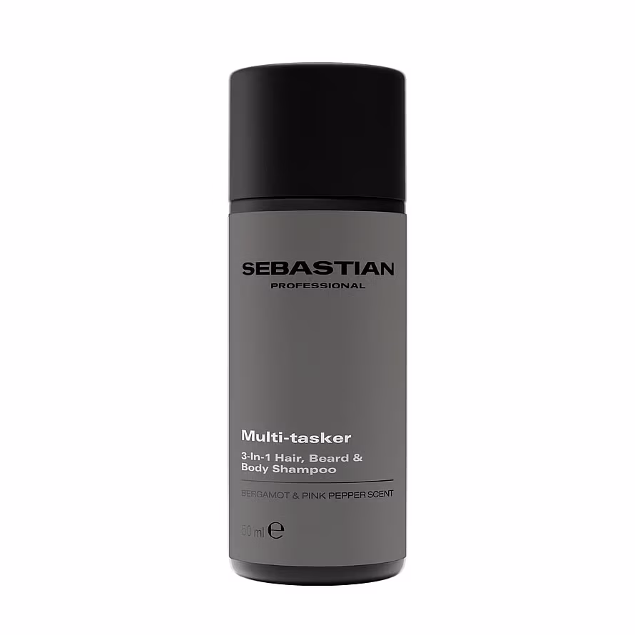 Sebastian Professional Multitasker for Men 3-in-1 Hair, Beard and Body Shampoo 50 ml