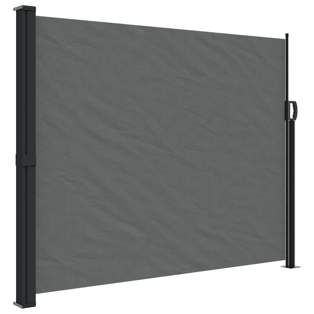 vidaXL vidaXL Uttrekkbar sidemarkise antrasitt 160x500 cm