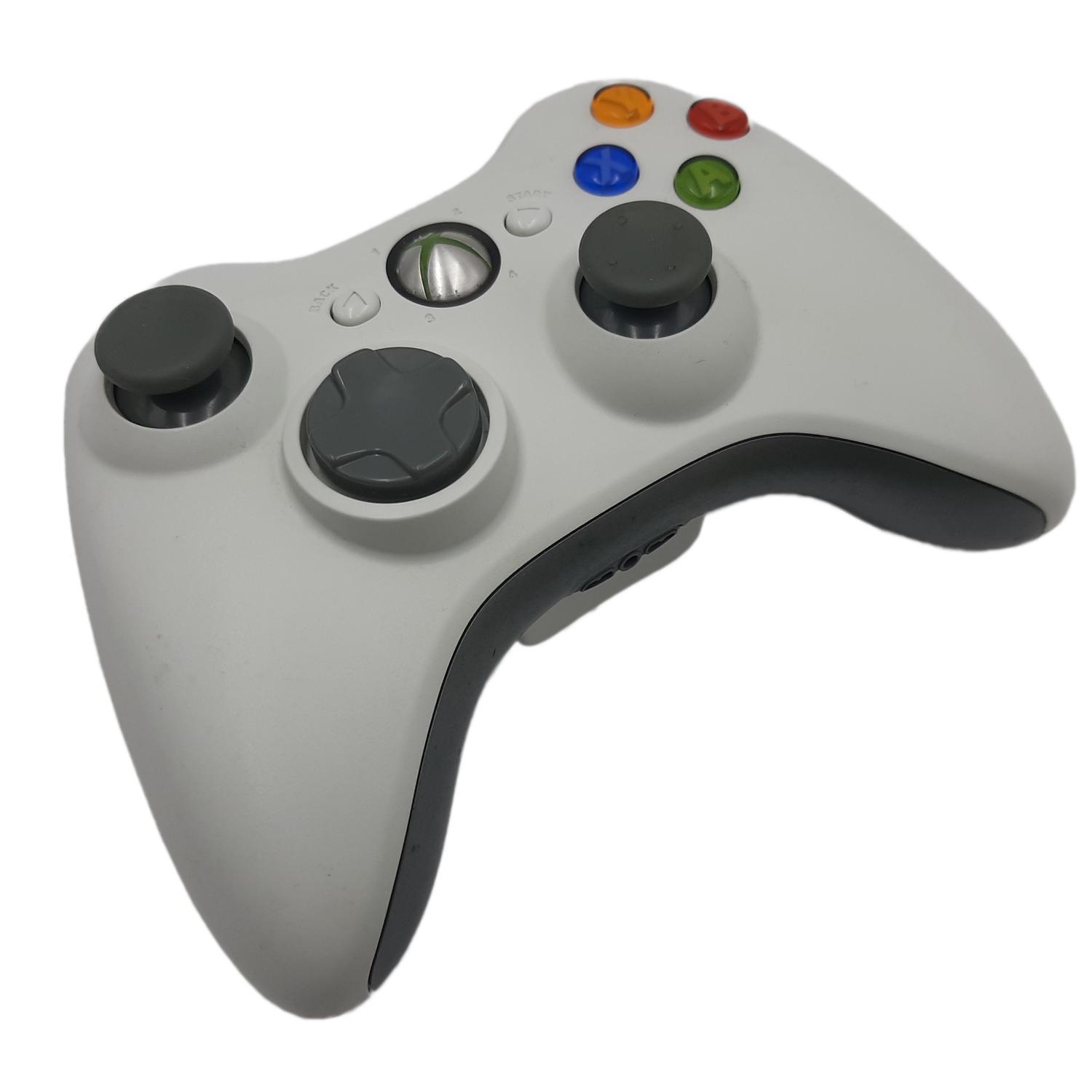 Microsoft Håndkontroll Original Hvit Grå Xbox 360 (Brukt)