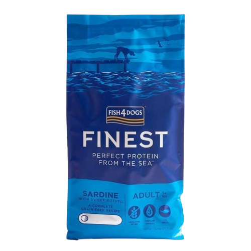 Fish4Dogs Adult Finest Sardine 6kg - Hund - Hundefôr & hundemat - Tørrfôr for hund - Fish4Dogs