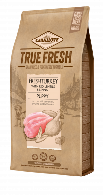 Carnilove Dog True Fresh Kalkun Valp 11,4 kg - Hund - Hundefôr & hundemat - Tørrfôr for hund - Carnilove