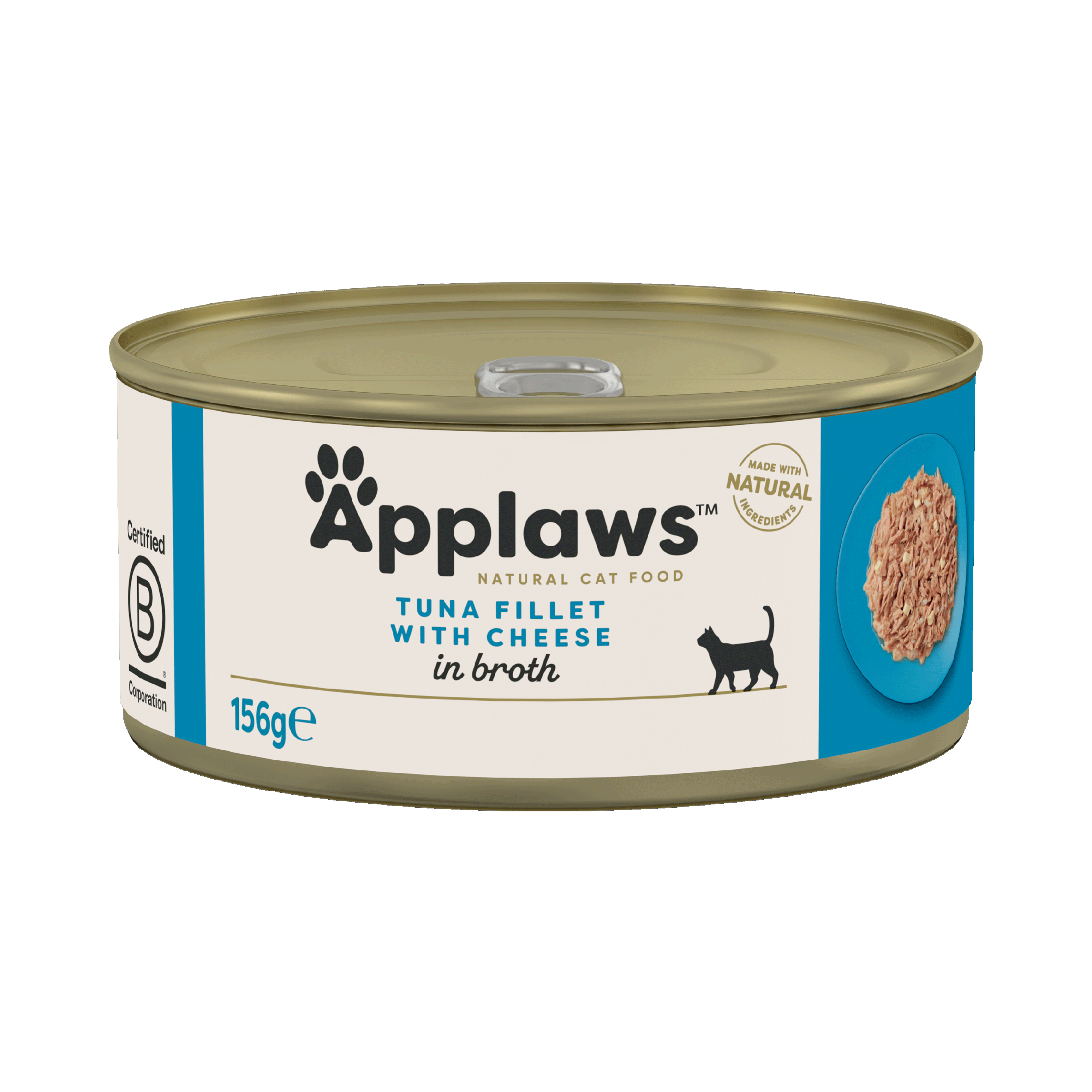 Applaws Tunfiskfilet og ost på boks 156 g x 24 - Katt - Kattefôr & kattemat - Våtfôr og våtmat - Applaws