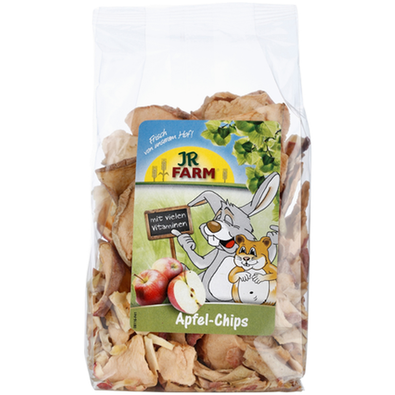 JR FARM Eplechips 80 g - Smådyr - Godbiter og gnagestenger - Naturlig godbit - JR FARM