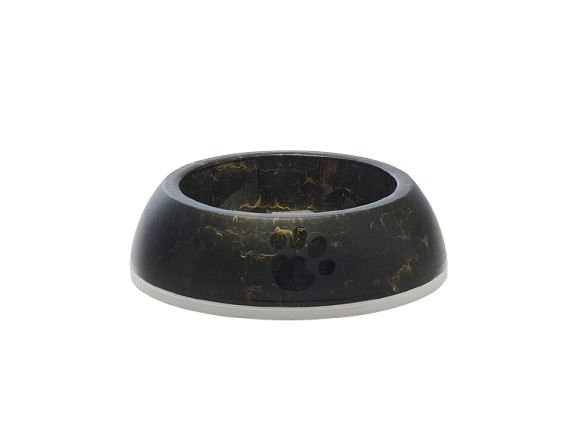 Savic Delice 2 Marmor 0,6 L - Marmor svart gull 20,5x20,5x6,5 cm - Katt - Matplass og vannfontener for katt - Matskåler og vannskåler - Savic