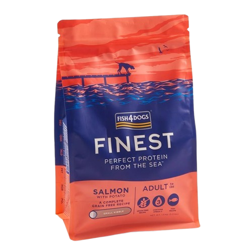 Fish4Dogs Adult Finest med laks Små biter 1,5kg - Hund - Hundefôr & hundemat - Tørrfôr for hund - Fish4Dogs