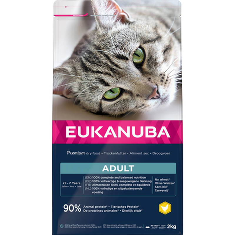 Eukanuba Katt Adult Top Condition 1+ 2 kg - Katt - Kattefôr & kattemat - Tørrfôr for katt - Eukanuba