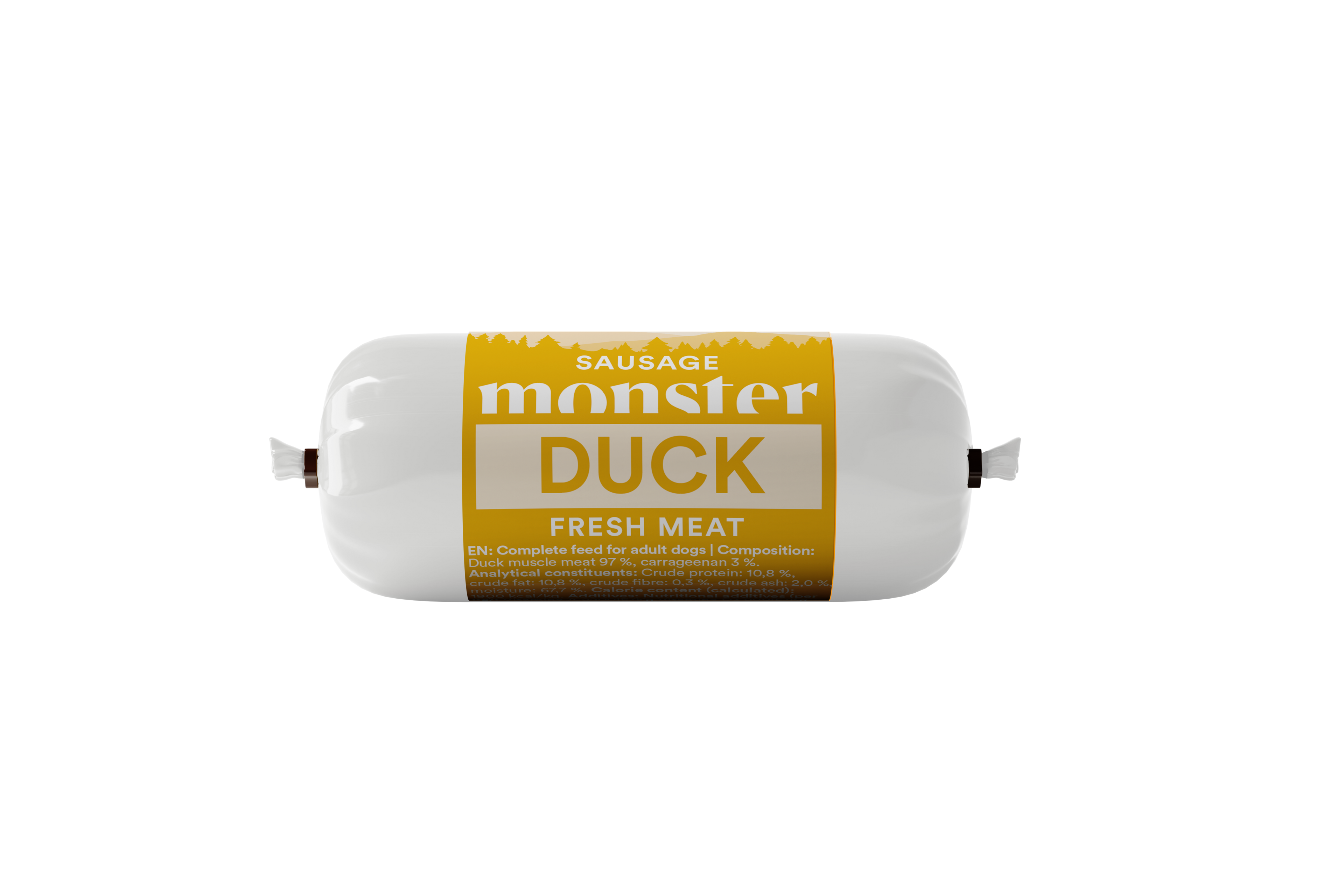 Monster Pet Food Hundepølse and 80 g - Hund - Hundefôr & hundemat - Våtfôr & våtmat - Monster Pet Food