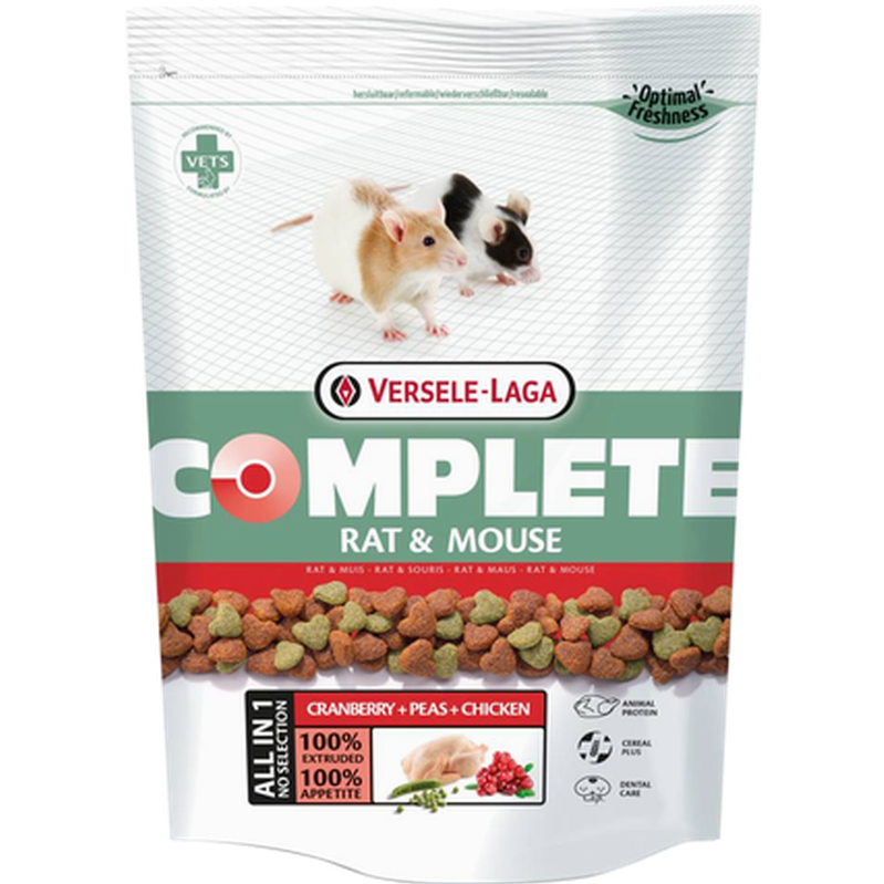 Versele-Laga Complete rotte og mus (rotte) 500g - Smådyr - Fôr & høy til smådyr - Pellets - Versele-Laga