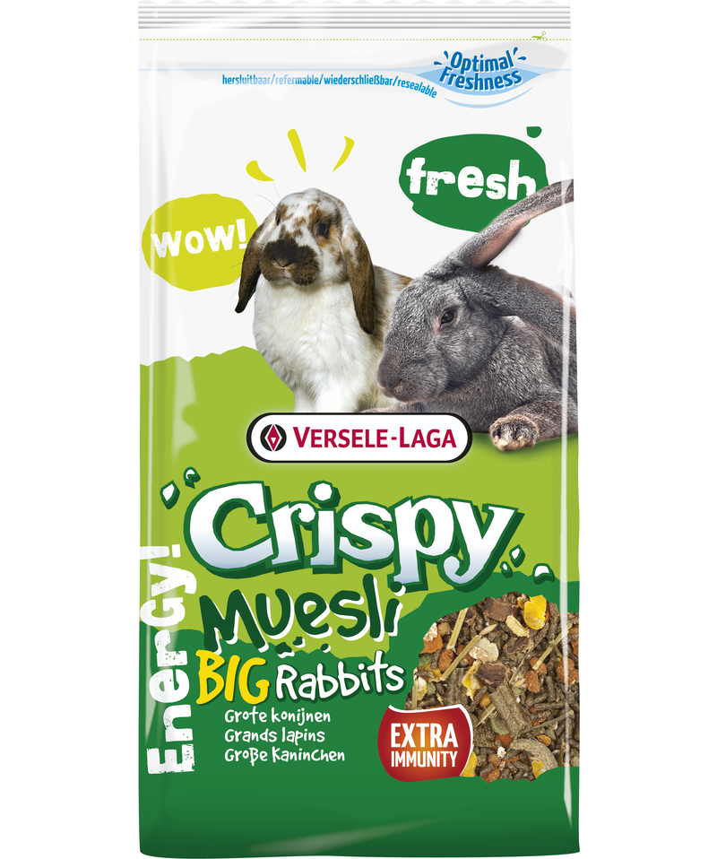 Versele-Laga Crispy Muesli Store kaniner 2,75 kg - Smådyr - Fôr & høy til smådyr - Versele-Laga
