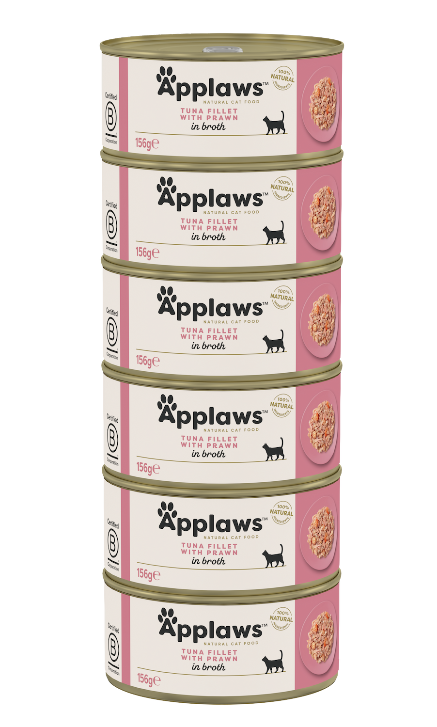 Applaws Tunfiskfilet og reker 156 g x 24 - Katt - Kattefôr & kattemat - Våtfôr og våtmat - Applaws