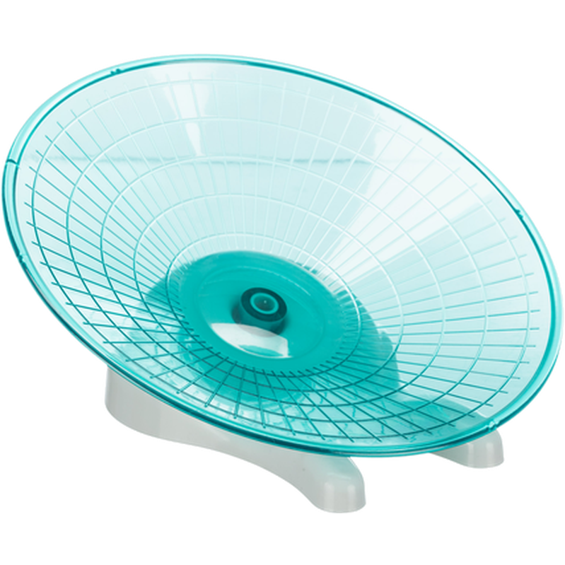Trixie Løpeskive i plast Grå 17 cm - Smådyr - Leketøy og aktivering - Hamsterballer og hamsterhjul - Trixie
