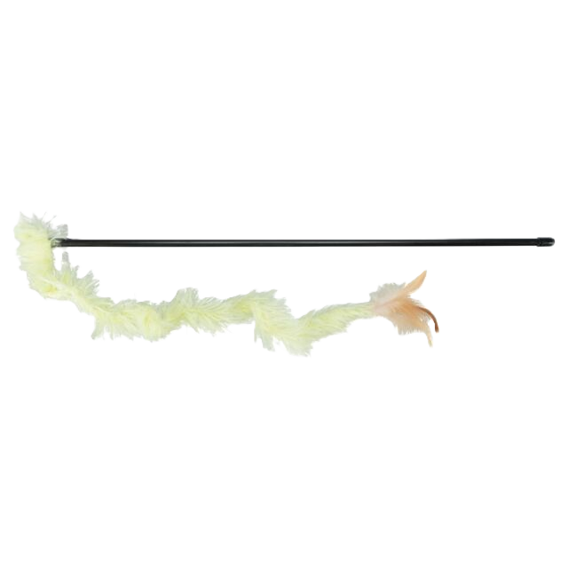 Trixie Lekestang med plysjstrimmel 48 cm Mix farge - Katt - Katteleker & viftepinner - Viftepinner & viftestenger - Trixie