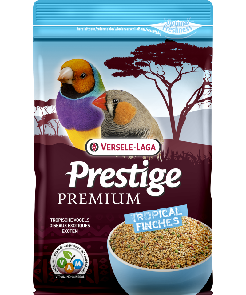 Versele-Laga Prestige Premium Tropisk Finke (Finke) 800g - Fugl - Fuglemat & fuglefôr - Frøblanding - Versele-Laga