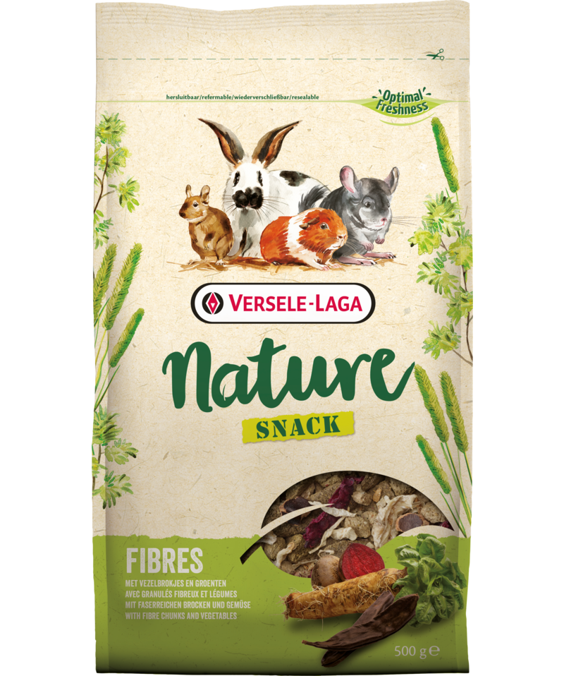 Versele-Laga Nature Snack Fibre 500 g - Smådyr - Godbiter og gnagestenger - Naturlig godbit - Versele-Laga
