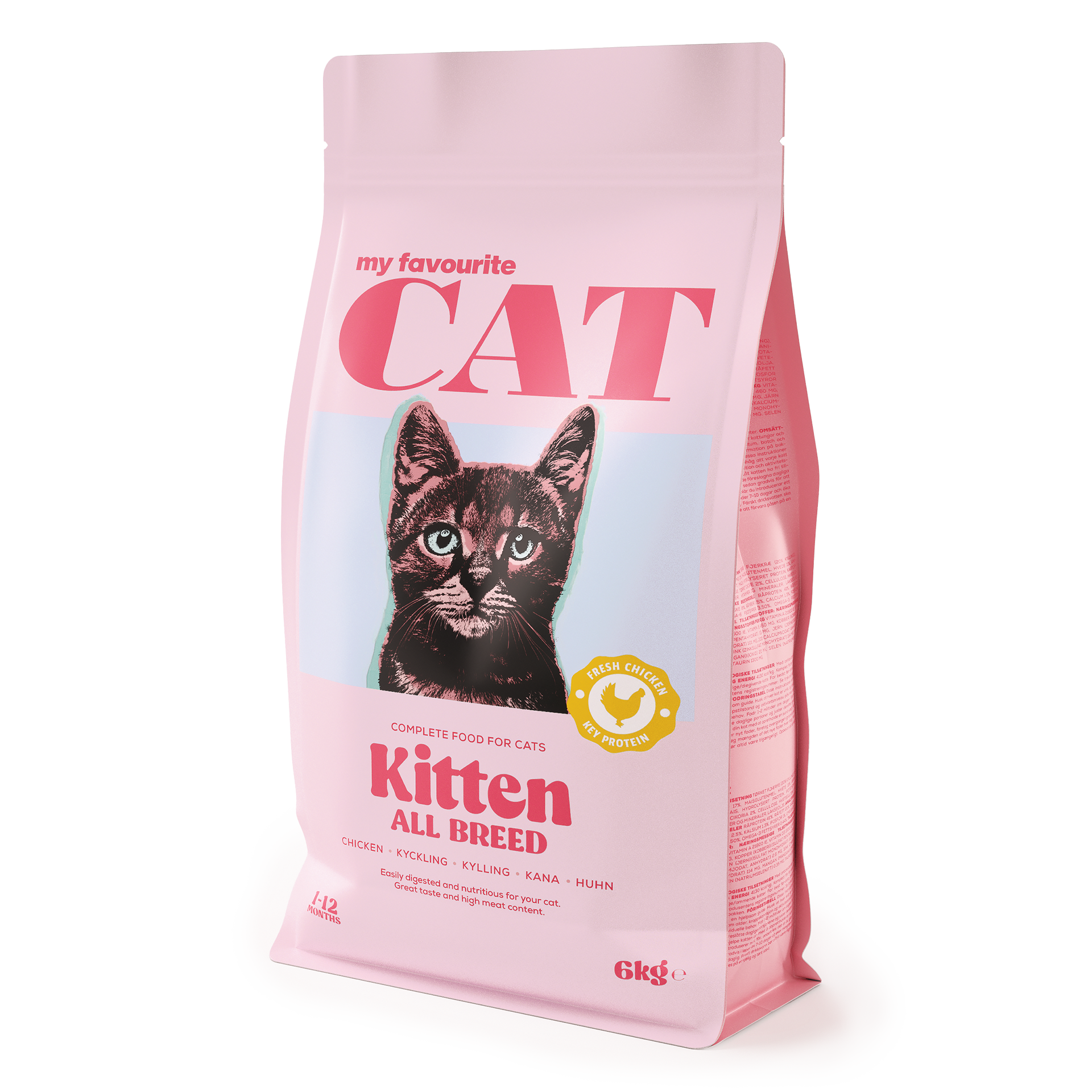 My favourite CAT Kitten All Breed kylling 6 kg - Katt - Kattefôr & kattemat - Tørrfôr for katt - My favourite CAT