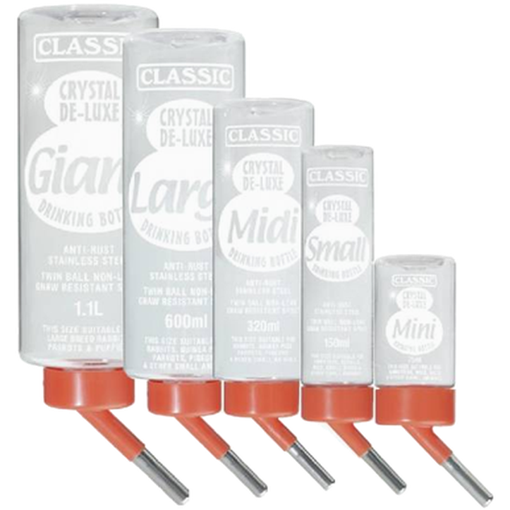 Classic Crystal De-Luxe drikkeflaske gjennomsiktig 75 ml - Smådyr - Matplass og vannflasker - Vannflasker - Classic