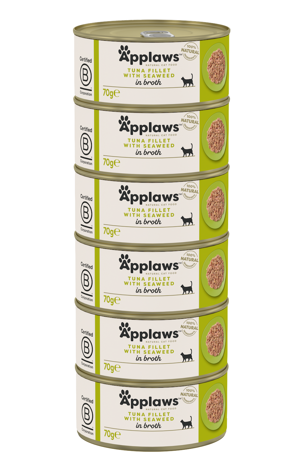 Applaws Tunfiskfilet med tang og tare 70 g x 24 - Katt - Kattefôr & kattemat - Våtfôr og våtmat - Applaws