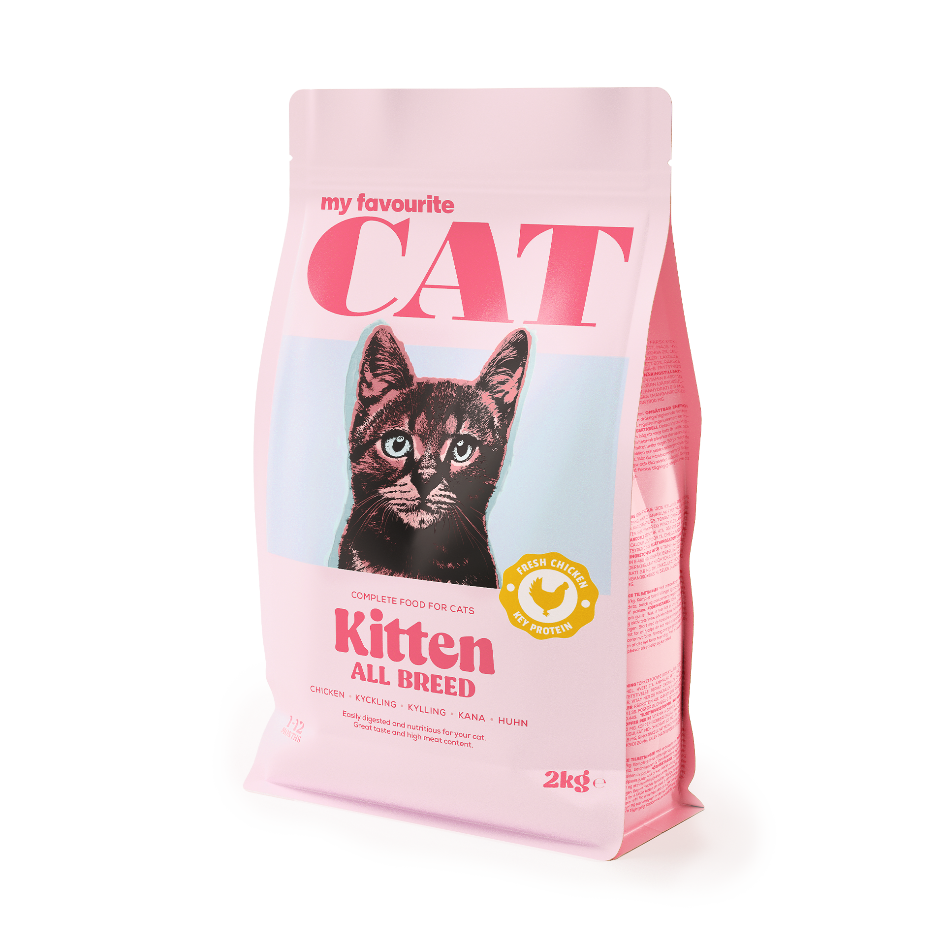 My favourite CAT Kitten All Breed kylling 2 kg - Katt - Kattefôr & kattemat - Tørrfôr for katt - My favourite CAT