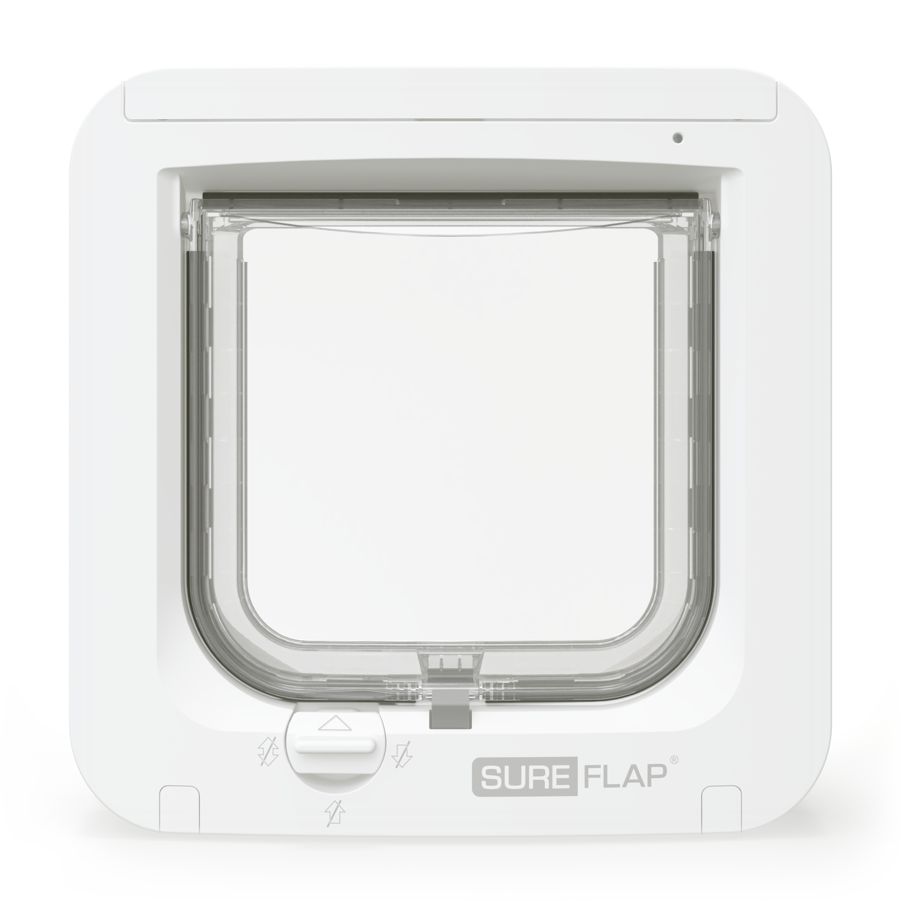 SureFlap Mikrochip Katteluke hvit - Katt - Kattesikkerhet & dører - Katteluker & kattedører - SureFlap