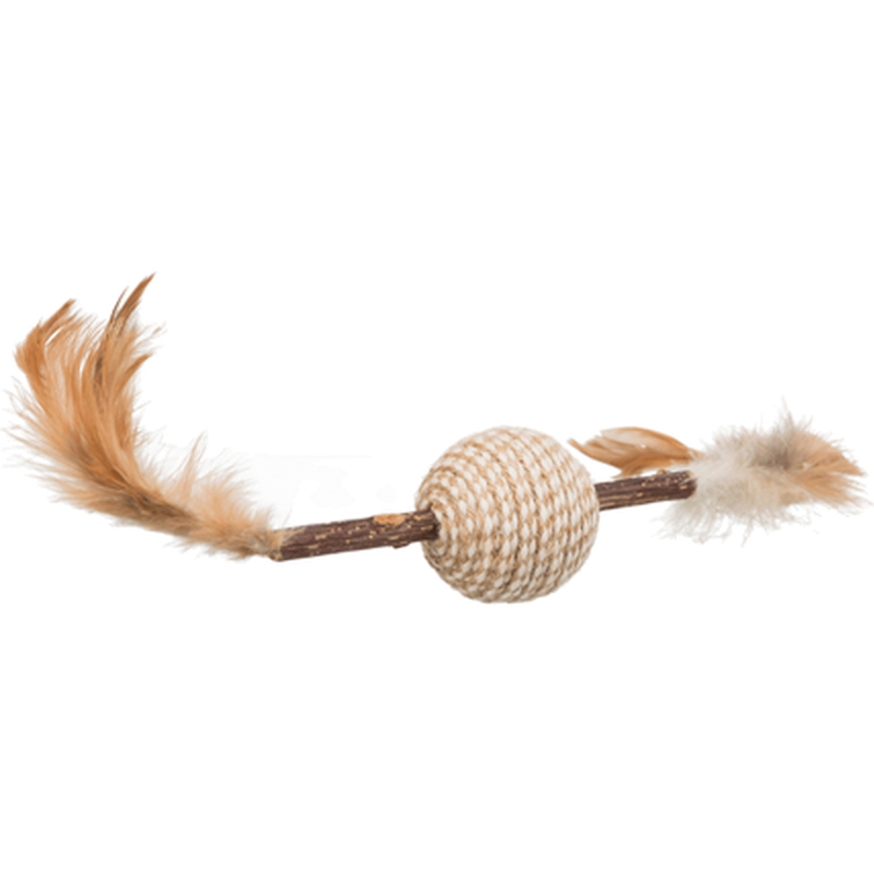 Trixie Matatabi fjærleke brun 20 cm - Katt - Katteleker & viftepinner - Tyggeleker - Trixie