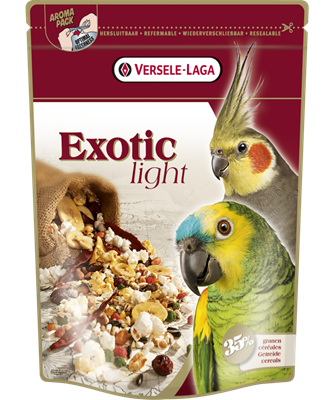 Versele-Laga Parrot Exotic Light 750 g - Fugl - Fuglegodteri & kräcker - Fuglegodteri & fruktcocktail - Versele-Laga
