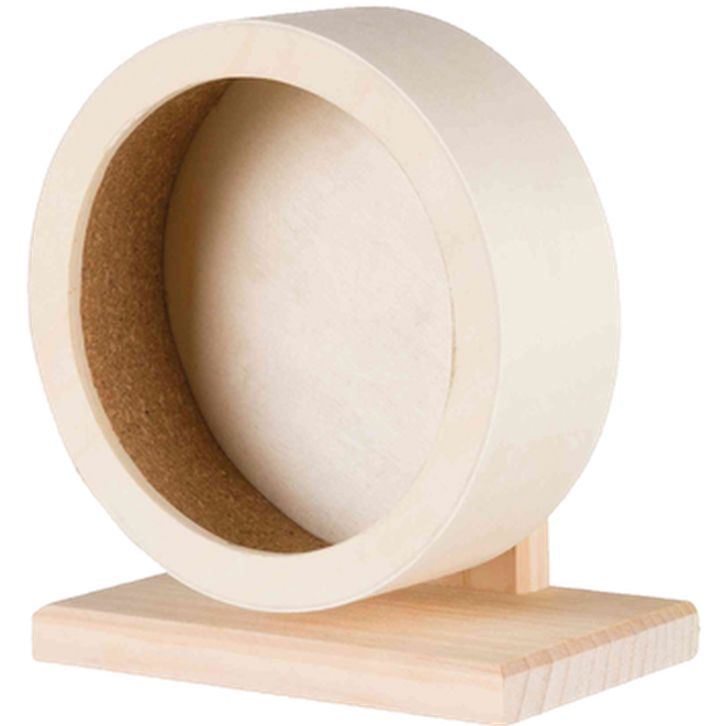 Trixie Natural Living Treningshjul i tre brun, ø 28 cm - Smådyr - Leketøy og aktivering - Hamsterballer og hamsterhjul - Trixie