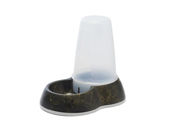 Savic Loop Water Store Medium Marble 1,5 L - Marmor svart gull 26x17,5x23 cm - Katt - Matplass og vannfontener for katt - Fôrautomater for katt - Savic