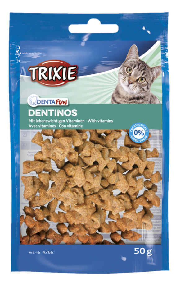 Trixie Dentinos med vitaminer 50 g - Katt - Kattepleie & kosttilskudd - Tannpleie - Trixie