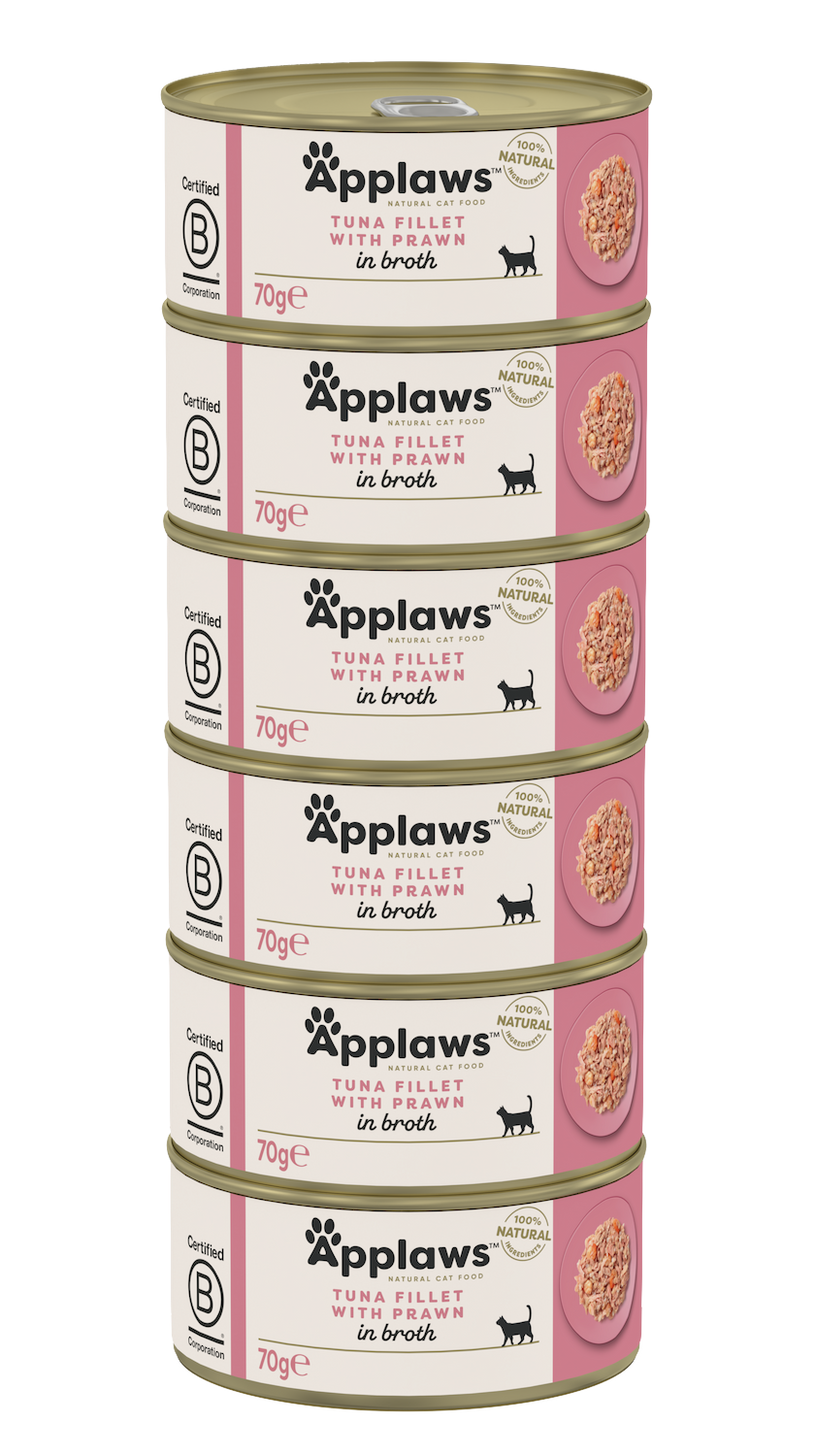 Applaws Tunfiskfilet og reker 70 g x 24 - Katt - Kattefôr & kattemat - Våtfôr og våtmat - Applaws