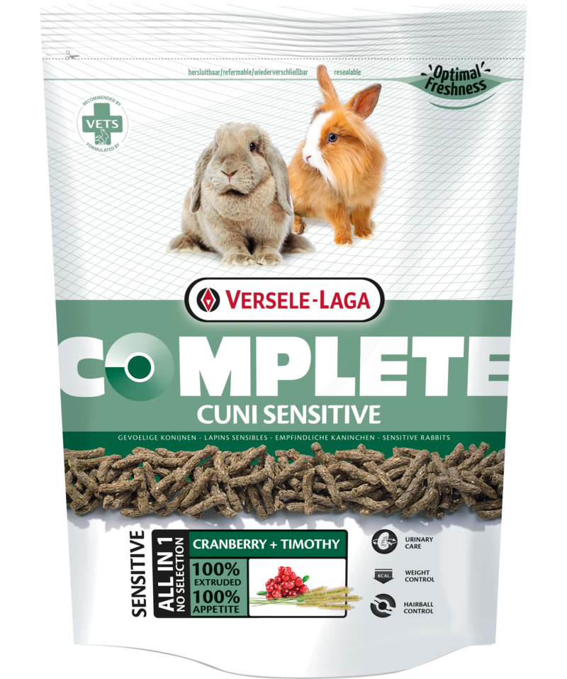 Versele-Laga Complete Cuni Sensitive 500 g - Smådyr - Fôr & høy til smådyr - Pellets - Versele-Laga