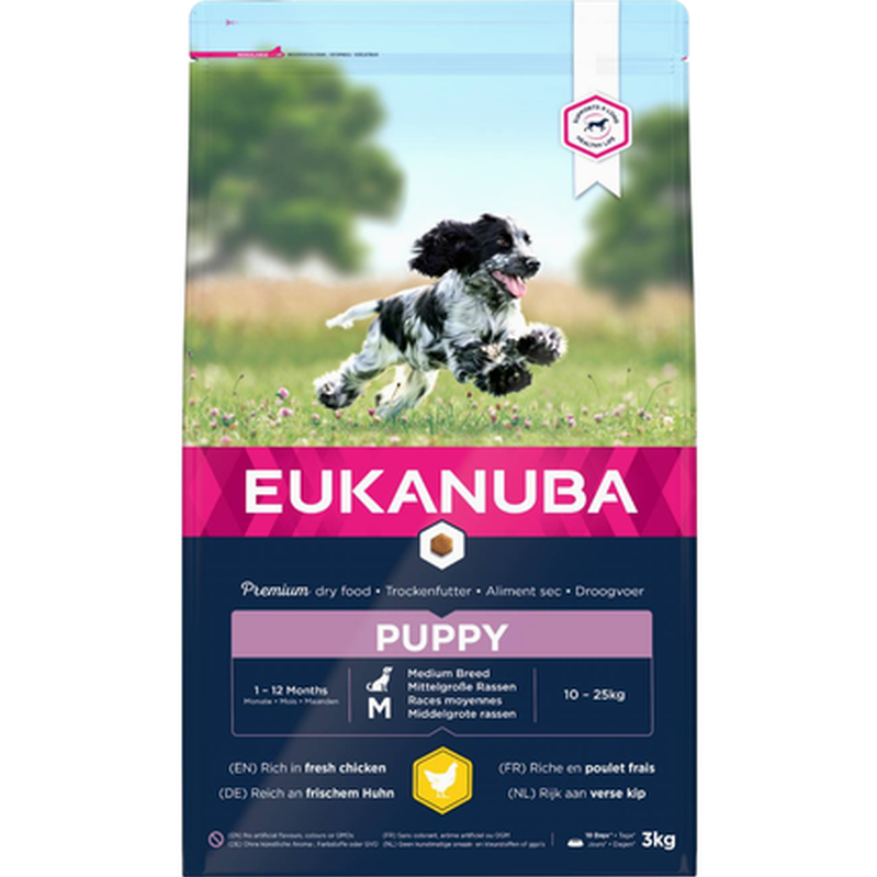 Eukanuba Valp av middels stor rase 18 kg - Hund - Hundefôr & hundemat - Tørrfôr for hund - Eukanuba