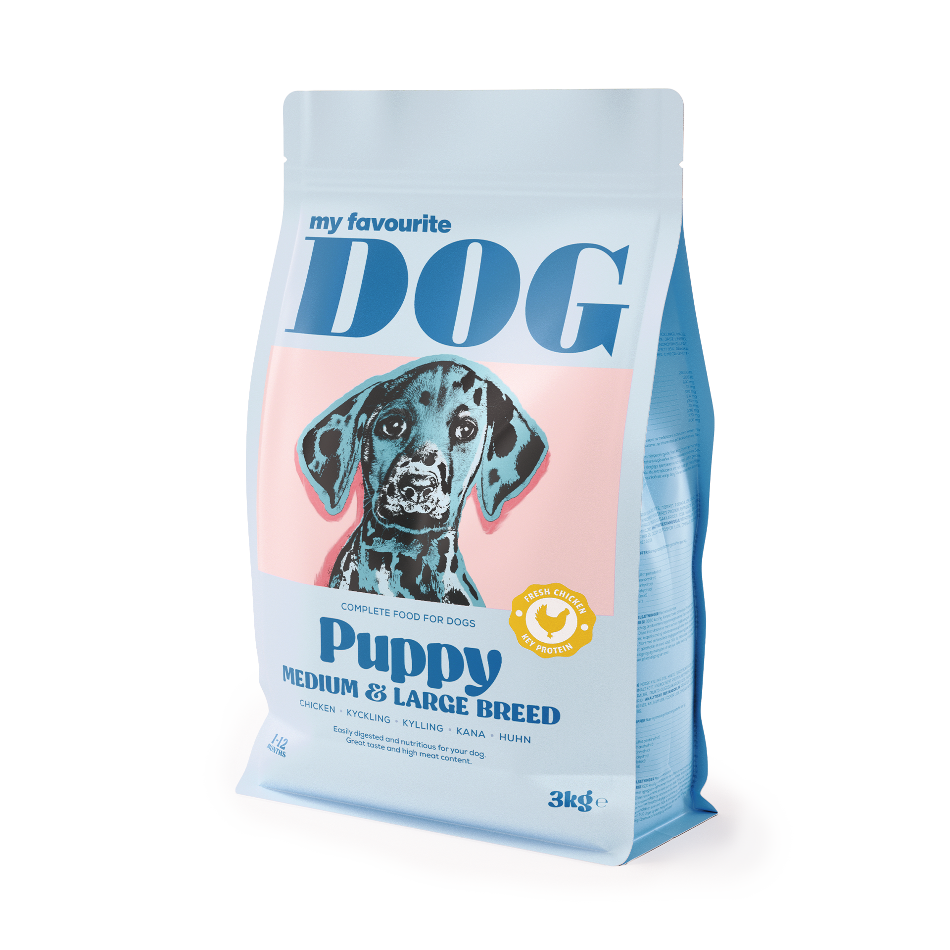 My favourite DOG Puppy Medium/Large Breed Kylling 3 kg - Hund - Hundefôr & hundemat - Tørrfôr for hund - My favourite DOG
