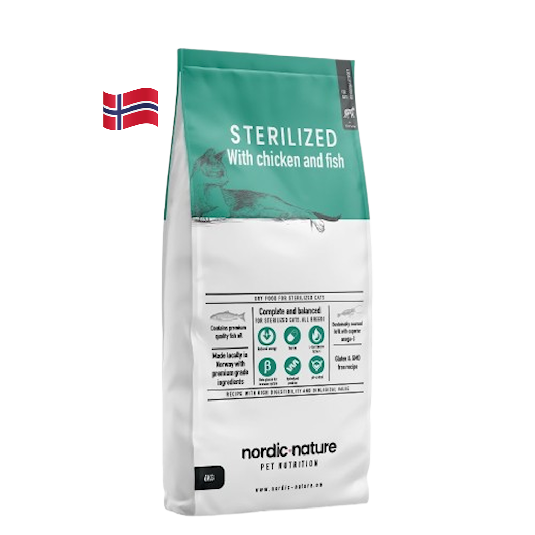 Nordic Nature Sterilisert katt 2,5 kg - Katt - Kattefôr & kattemat - Tørrfôr for katt - Nordic Nature
