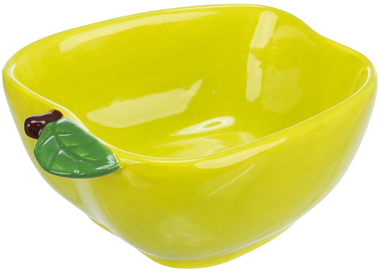 Trixie Gnagerskål Apple - Keramikk, 180 ml/12 × 11 cm - Smådyr - Matplass og vannflasker - Smådyrskåler og sandskåler - Trixie