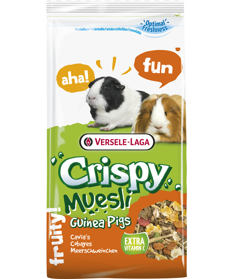 Versele-Laga Crispy Müsli marsvin 1 kg - Smådyr - Fôr & høy til smådyr - Versele-Laga
