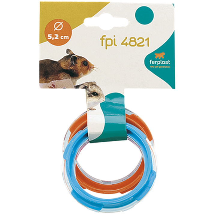 Ferplast Pakning til hamsterrør Transparent 5,2 x 1,5 cm - Smådyr - Hus & Burinteriør - Leketunell og rør - Ferplast