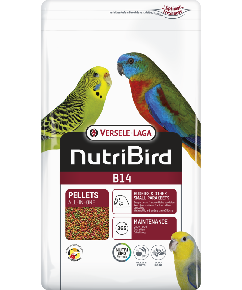 Versele-Laga NutriBird B14 (undulat) 800 g - Fugl - Fuglemat & fuglefôr - Fuglepellets - Versele-Laga