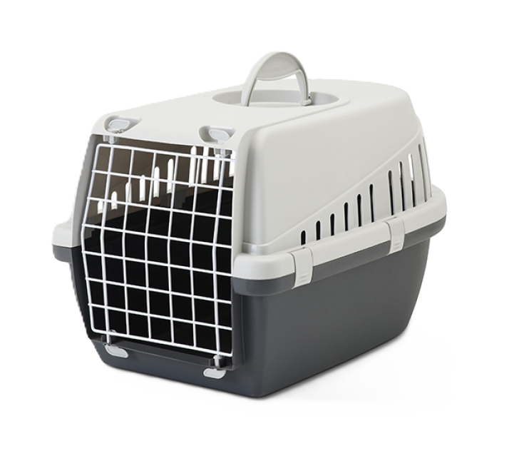 Savic Transportbur Trotter 1 Grey 49 x 33 x 30 cm - Katt - Kattebur & transportvesker - Transportbur - Savic
