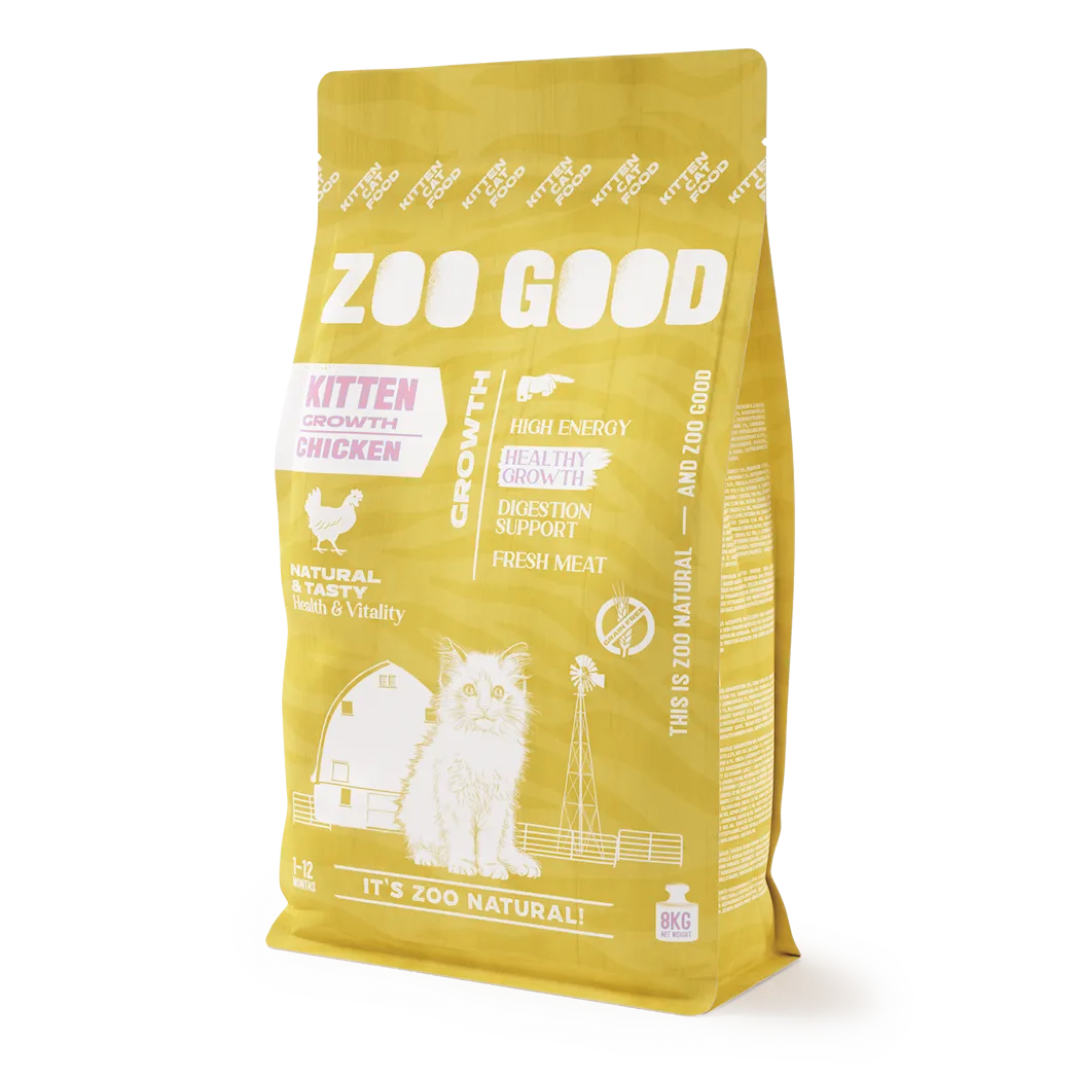 ZOO GOOD Kattunge - Kornfri kylling 8 kg - Katt - Kattefôr & kattemat - Tørrfôr for katt - ZOO GOOD