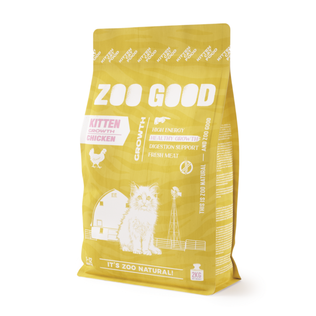 ZOO GOOD Kattunge - Kornfri kylling 2 kg - Katt - Kattefôr & kattemat - Tørrfôr for katt - ZOO GOOD