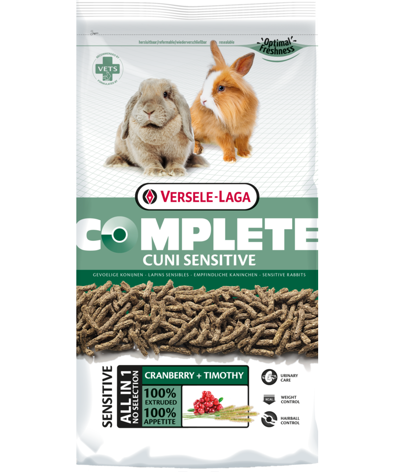 Versele-Laga Complete Cuni Sensitive 1,75 kg - Smådyr - Fôr & høy til smådyr - Pellets - Versele-Laga