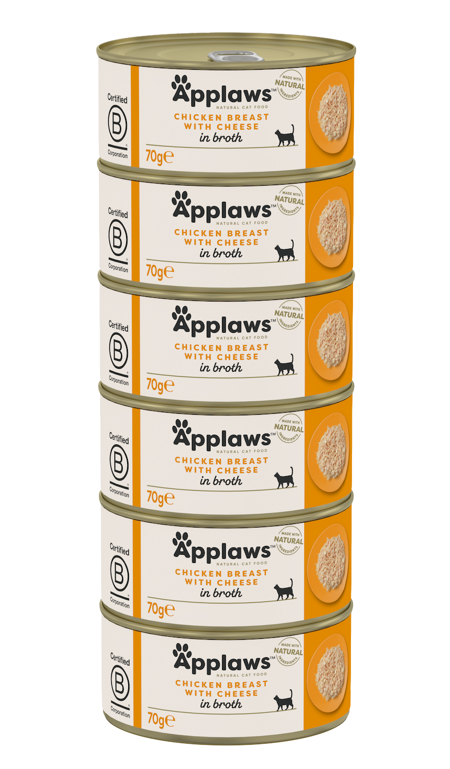 Applaws Kyllingbryst og ost 70 g x 24 - Katt - Kattefôr & kattemat - Våtfôr og våtmat - Applaws
