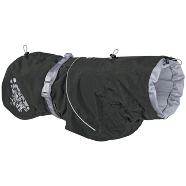 Hurtta Monsoon Coat - Dog Rain Coat Black 20 cm - Hund - Hundeklær & potesokker - Hundedekken & regndekken - Hurtta