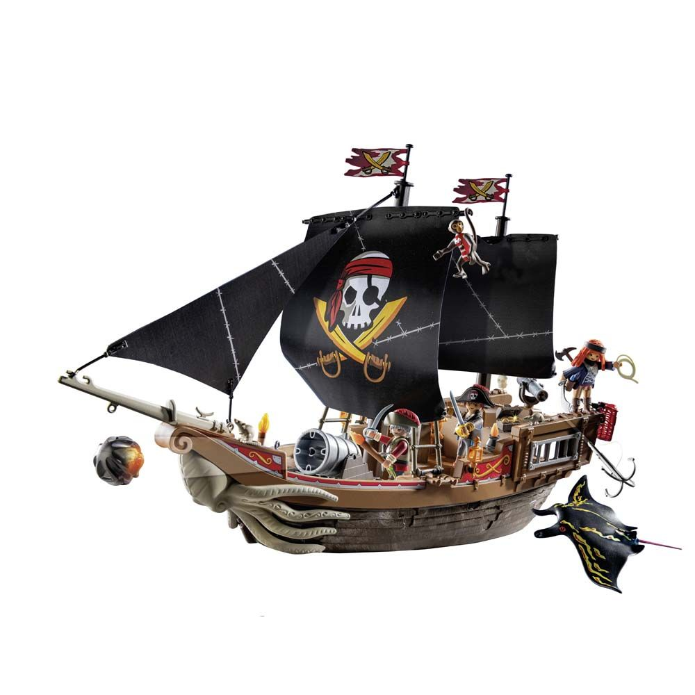 Playmobil Stort piratskip Playmobil Byggesett Pirates 71530