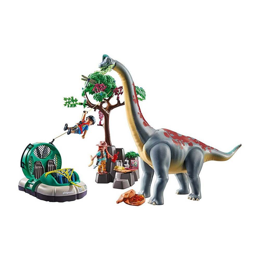 Playmobil Brachiosaurus med Hovercraft Playmobil Dino byggesett 71819