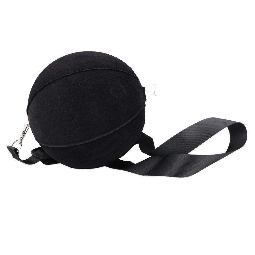 Oppblåsbar treningsball for golfsving Black