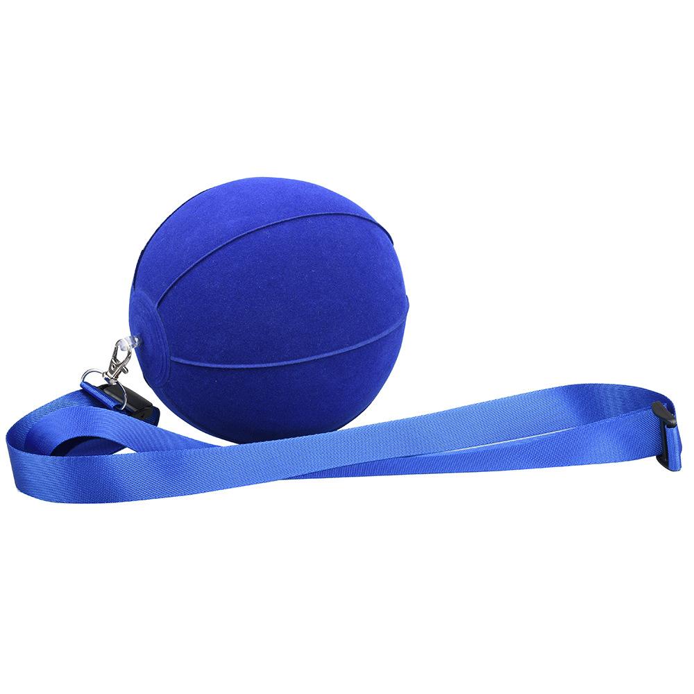Oppblåsbar treningsball for golfsving Blue