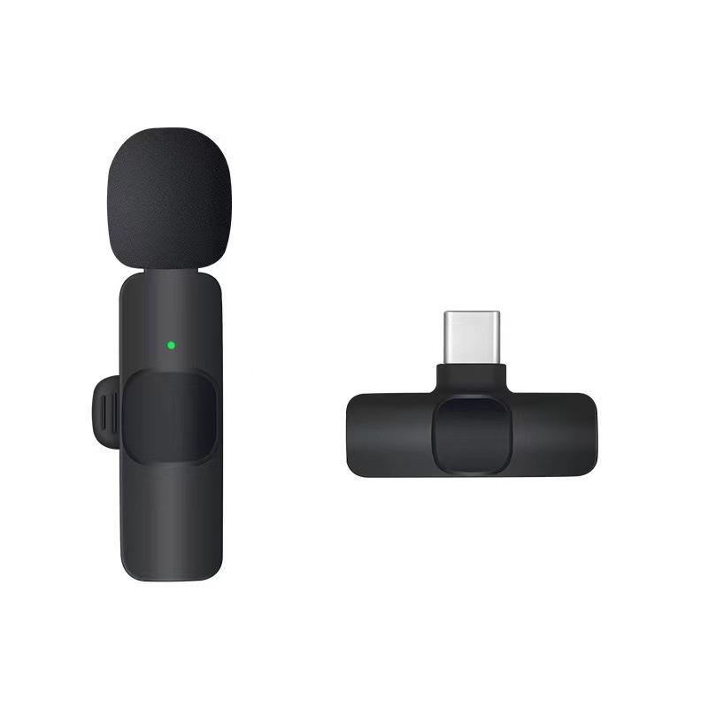 Trådløs Lavalier-mikrofon - Type-C Clip-on Myggmikrofon